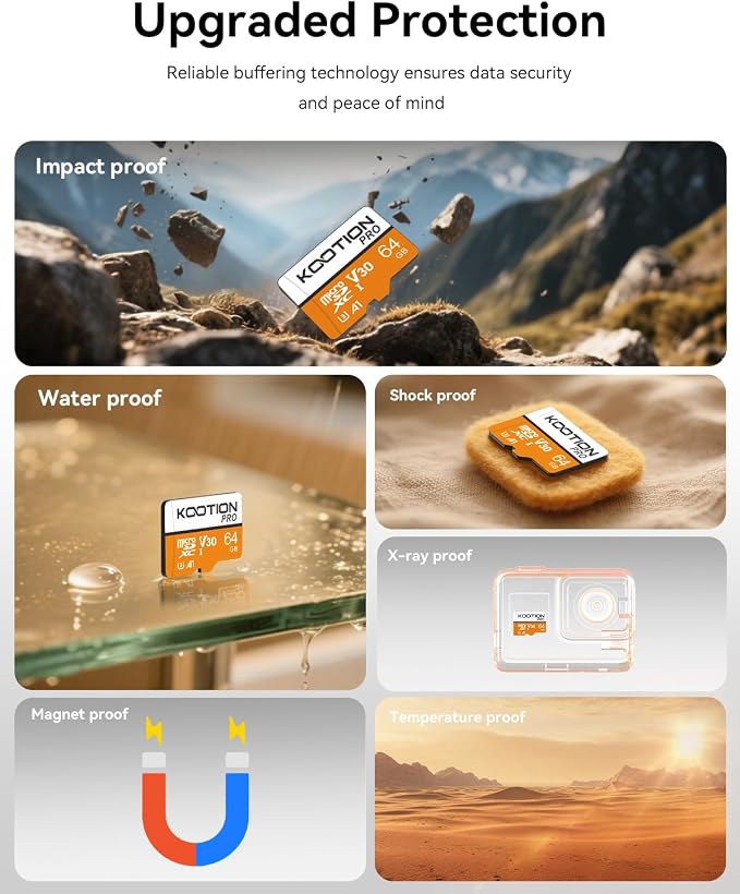 KOOTION 64GB Micro SD Card 10-Pack - Image 7