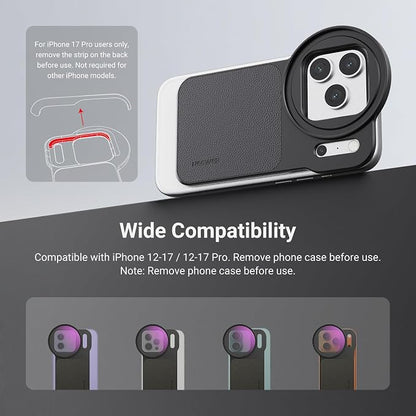 NEEWER 6.3" Magnetic Phone Lens Filter Mount Adapter Backplate Accessories - Image 2