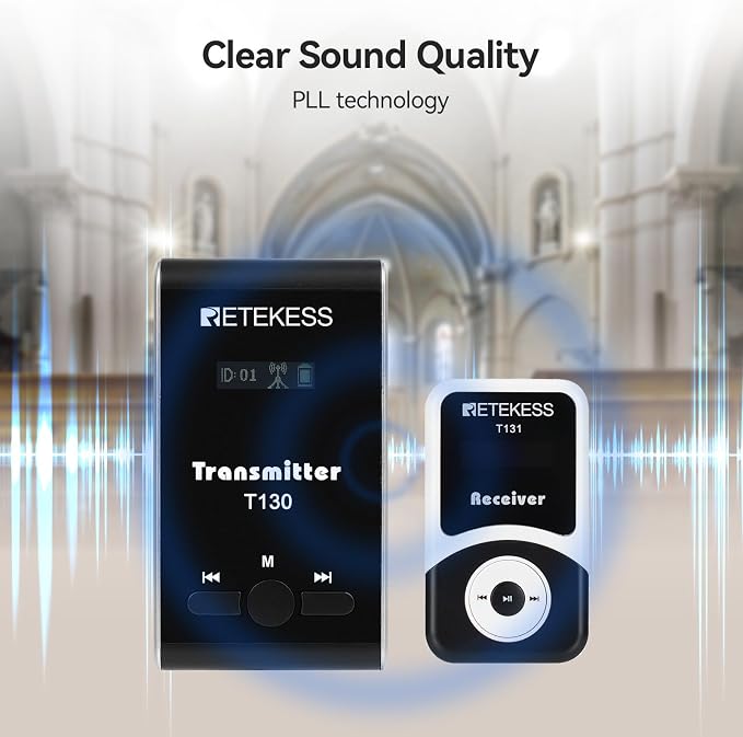 Retekess T130 Wireless Tour Guide Audio System by Retekess - Wireless ...