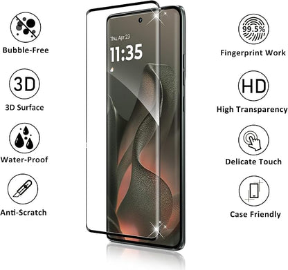V-PORYADKU 2 Pack for Motorola Edge 2025 Screen Protector + 2 Pack Camera Lens - Image 7