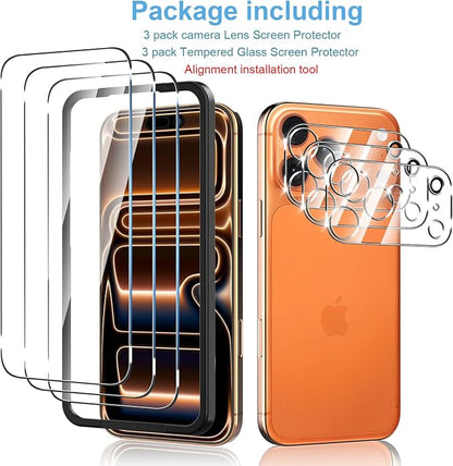Anoowkoa 3 Pack for iPhone 17 Pro Max 6.9" Screen Protector + iPhone17 Pro Max - Image 4