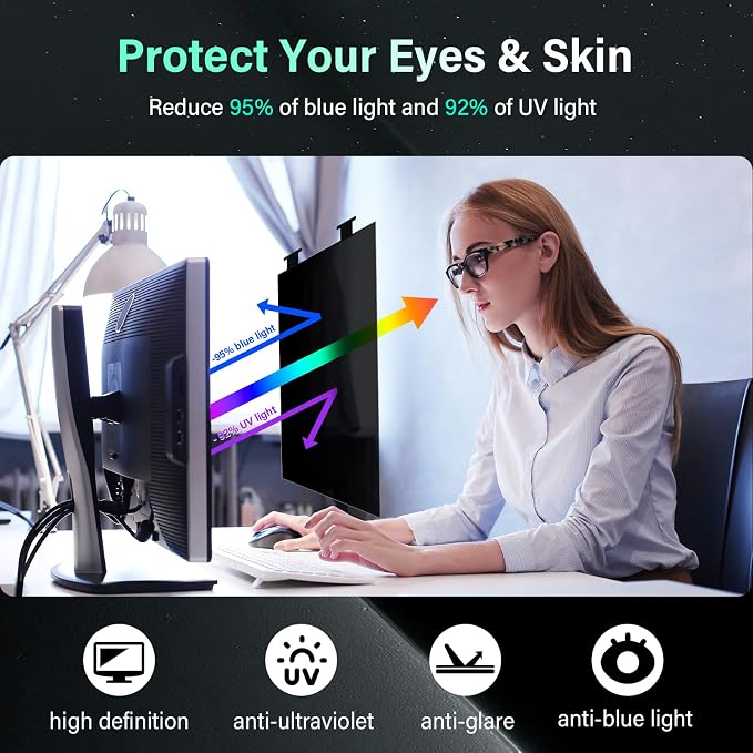 Magnetic 27 Inch Computer Privacy Screen - Image 7