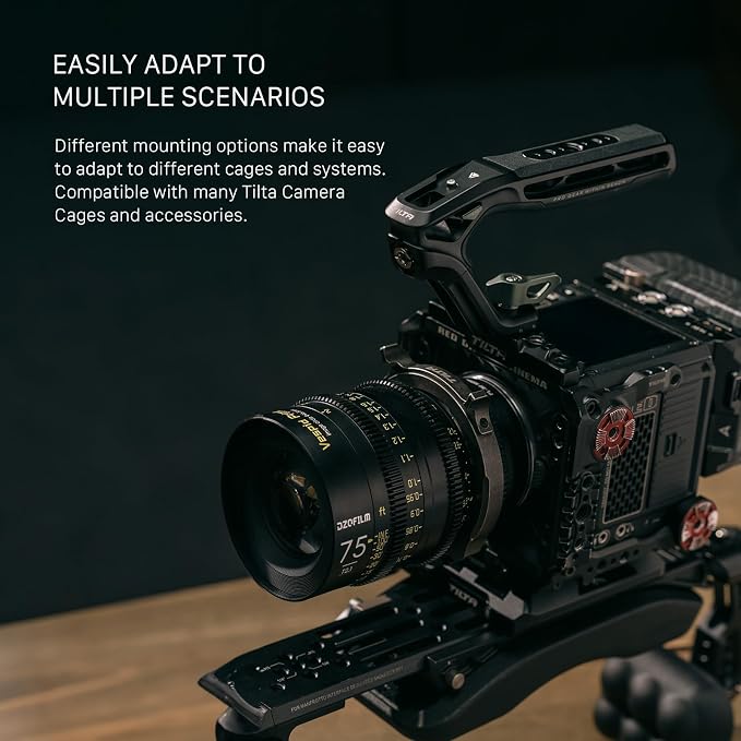 Tilta Xeno Top Handle for Filmmakers & Cameras-Titanium Gray | Aluminum Alloy - Image 6