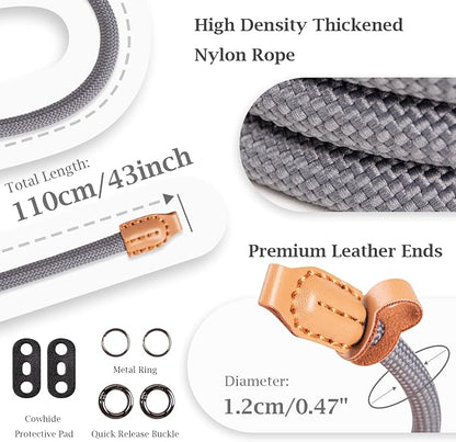 VOVMOEYA Nylon Braided Camera Rope Strap, Camera Neck Shoulder Strap - Image 3