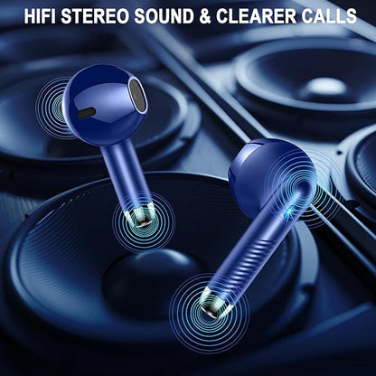 Wireless Earbuds, 40H Playback Mini Case IP7 Waterproof Sports Earphones - Image 6