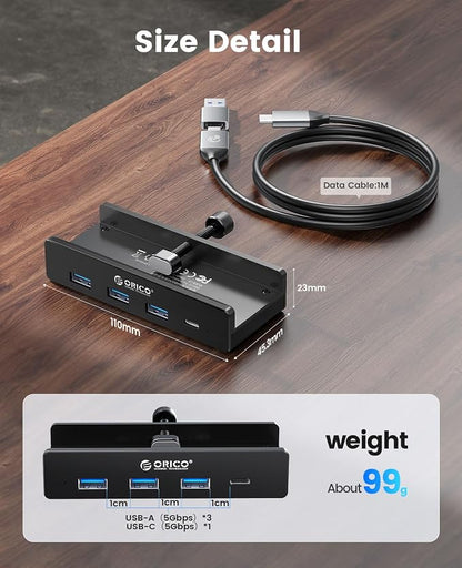ORICO USB Hub 3.0, Clamp USB Hub - Image 6
