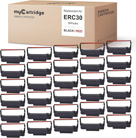 MYCARTRIDGE Compatible Ribbon Cartridge Replacement ERC30 ERC-30 ERC 30 34 38 by myCartridge