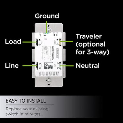 Enbrighten Z-Wave Smart Motion Sensor Light Indoor, Vacancy/Occupancy Sensor - Image 7