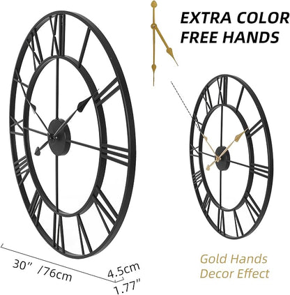 INFINITY TIME Large 30 Inch Wall Clocks - Image 2