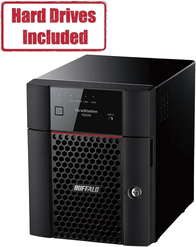 BUFFALO TeraStation 3430DN 4-Bay 4TB Desktop Small-Med Business NAS w/Hard - Image 3