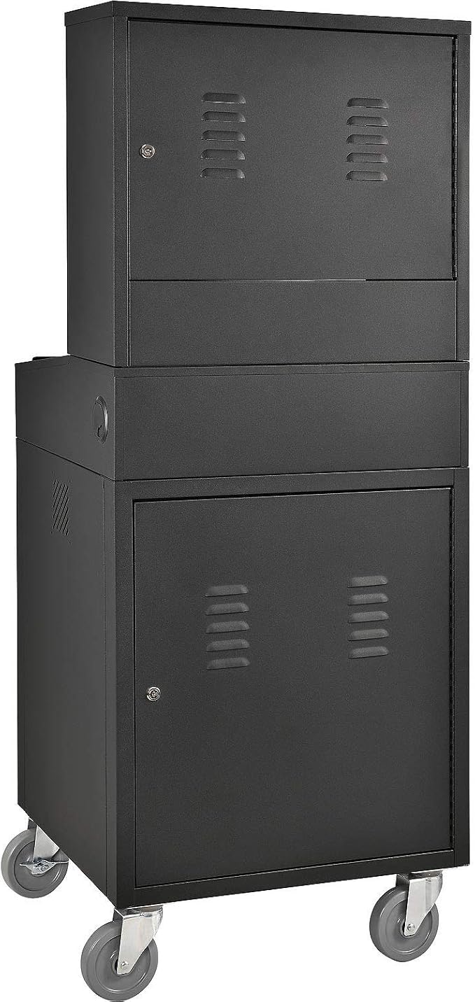Global Industrial Mobile Security LCD Computer Cabinet Enclosure - Image 5