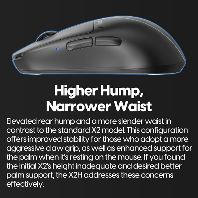Pulsar Gaming Gears X2H mini Wireless Gaming Mouse, Ultra Lightweight 1.83 oz - Image 5
