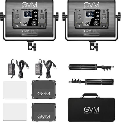 GVM RGB LED Video Light with Bluetooth Control, 360° Full Color 1000D PRO Video - Image 16