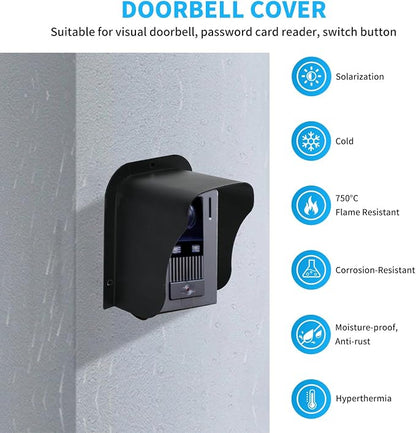 Doorbell Rain Cover, Waterproof Ring Doorbell Cover, Ring Doorbell Anti-Glare - Image 7