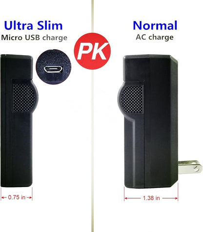 Kastar Battery & Slim USB Charger forr CR-V3 LB-01 and Olympus C3000 D565 D-100 - Image 4