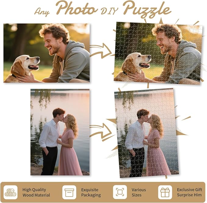 Custom Photo Puzzle – Personalized 1500 Piece Jigsaw Puzzle from Your Photo – - Image 4