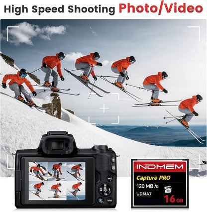 CF Card 16GB, CF Memory Card High Speed UDMA Camera Cards Designed - Image 2
