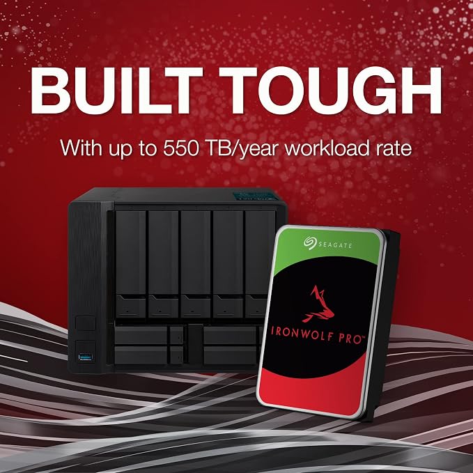 Seagate IronWolf Pro, 12 TB, Enterprise NAS Internal HDD –CMR 3.5 Inch - Image 5
