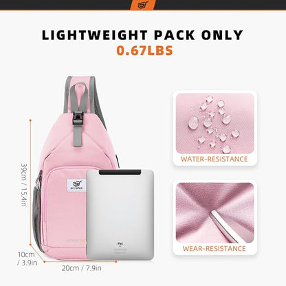 SKYSPER Sling Bag RFID Crossbody Sling Backpack Cross Body Shoulder Bag Travel - Image 5