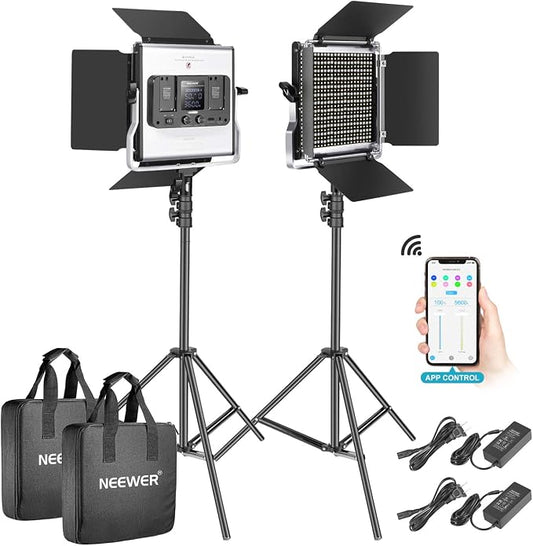 Neewer 2-Pack 530 LED Video Lighting Kit by Neewer