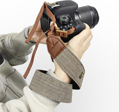 TENOC Vintage Camera Strap 1 Pack, Canvas Herringbone Neck Shoulder Strap - Image 6