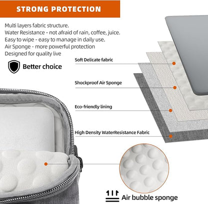 KINGSLONG Slim 17.3 inch Laptop Bag Sleeve Carrying Case - Image 4