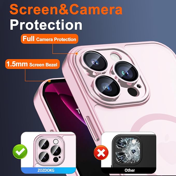 for iPhone 16 Pro Case with Privacy Screen Protector and Camera Protection - Image 6
