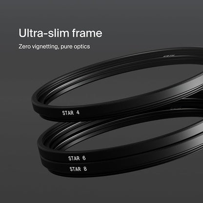 Urth 52mm 3-in-1 Star Lens Filter Kit — 4, 8 Point Starburst Effects - Image 4