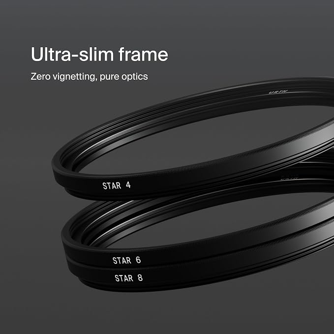 Urth 72mm 3-in-1 Star Lens Filter Kit — 4, 8 Point Starburst Effects - Image 4