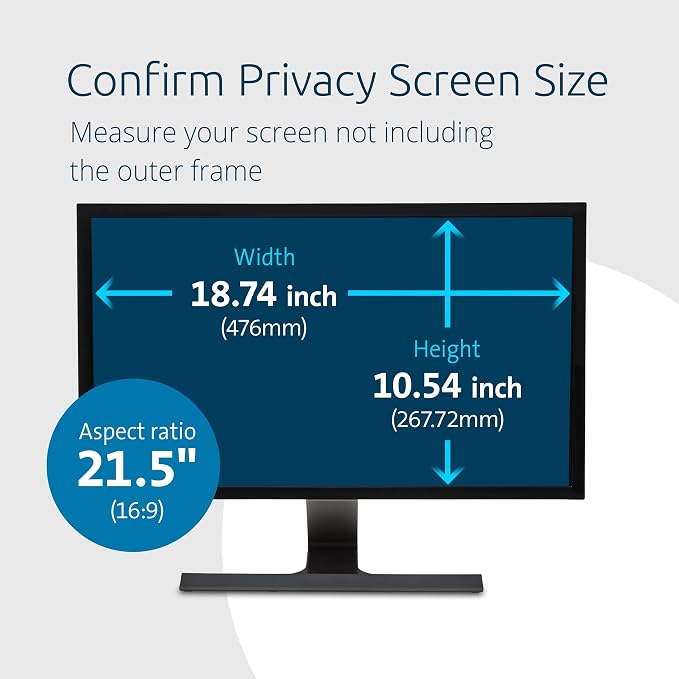 Kensington 21.5 inch Computer Privacy Screen - Image 2