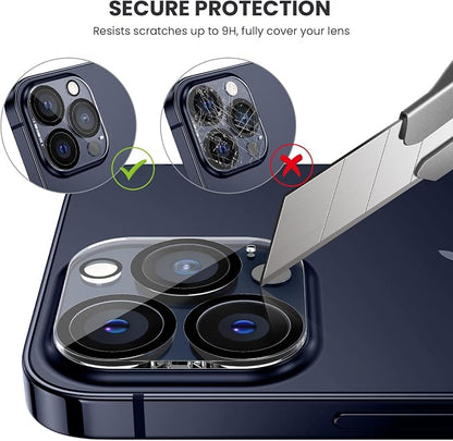 Tensea for iPhone 15 Pro / 15 Pro Max Camera Screen Protector, Tempered Glass - Image 3