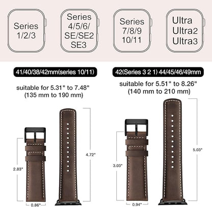 SUNFWR Leather Bands Compatible - Image 6