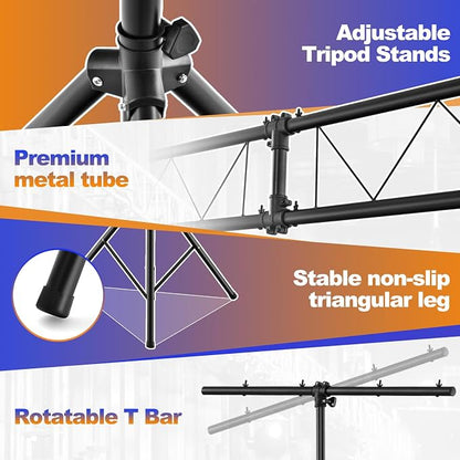S AFSTAR DJ Light Stand, 14 FT Heavy Duty Metal Lighting Truss System - Image 6