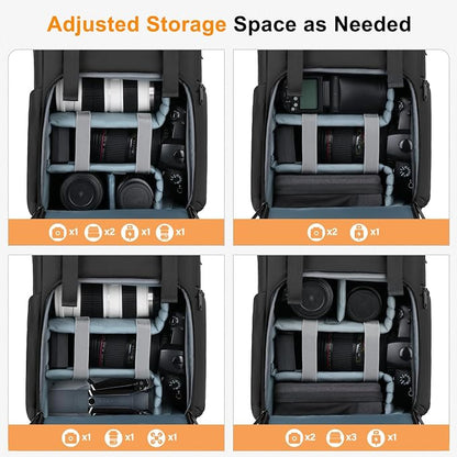 MOSISO Camera Backpack, DSLR/SLR/Mirrorless Camera Bag - Image 2