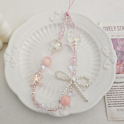 Cute Beaded Camera Wrist Strap for Phone, Digital Camera Charm Lanyard - Image 5