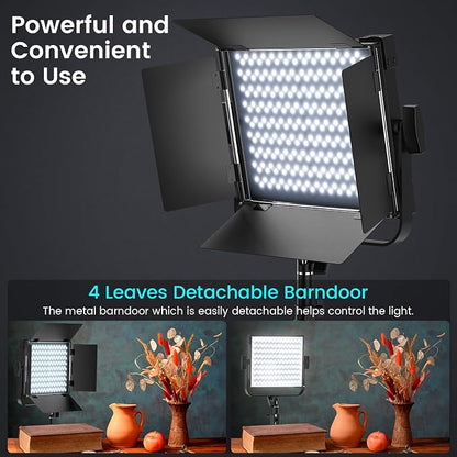 RGB Photography Lighting Kit, 50W Bi-Color Professional LED Studio Lights - Image 5