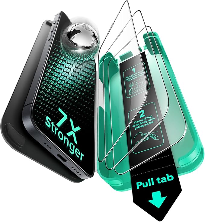 ESR 3 Pack 9H+ Glass for iPhone 13 Pro Max/iPhone 14 Plus Screen Protector by ESR