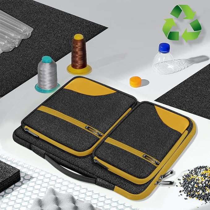 Hseok Ultra-Slim Laptop Case 17 17.3 inches Sleeve Protective PC Briefcase - Image 6