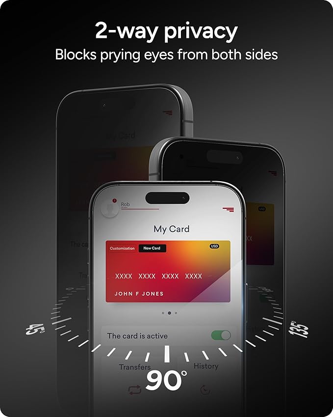 ZAGG Glass Elite Privacy Screen Protector - Image 4
