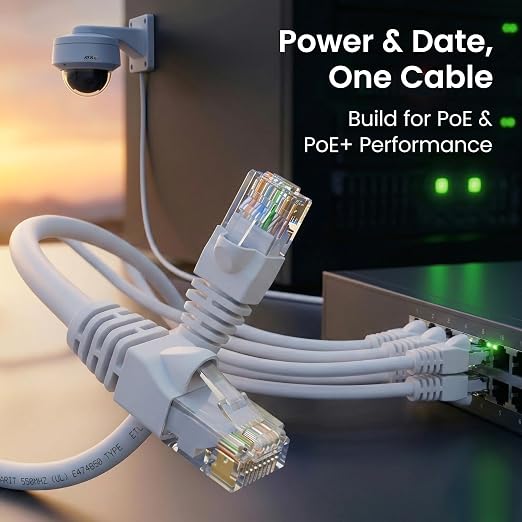 GEARit Cat 6 Ethernet Patch Cable 10 ft White Cat6 Patch Cables 10ft - Image 7