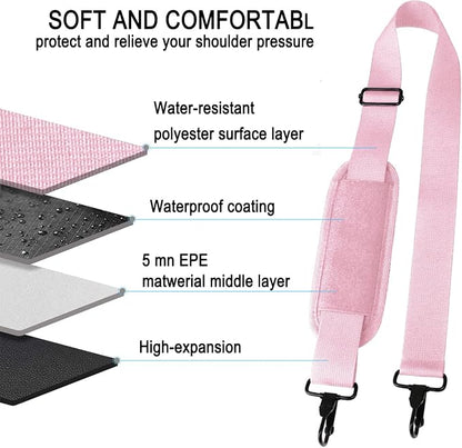 Askuko Shoulder Strap, 56 Inch Universal Adjustable Shoulder Belt Replacement - Image 5