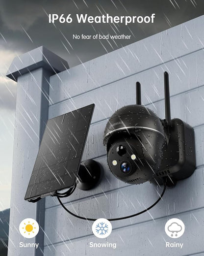 ZUMIMALL Solar Security Cameras Wireless Outdoor, 360° View Outdoor Camera - Image 7