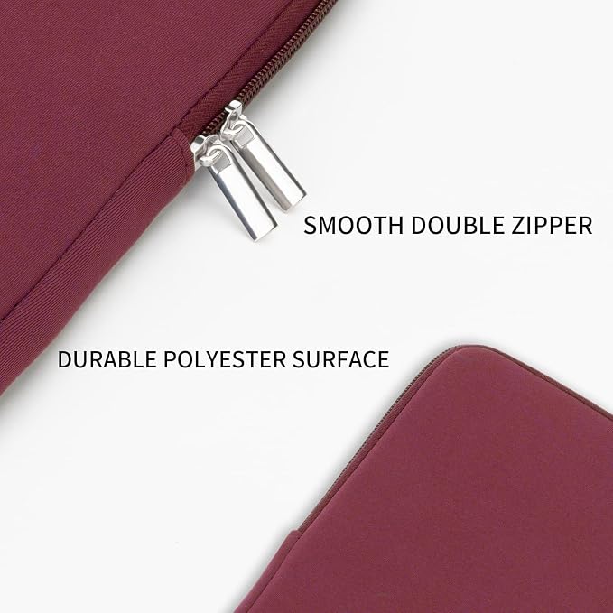 RAINYEAR 15 Inch Laptop Sleeve 15" Protective Soft Case Padded Cover Carrying - Image 3