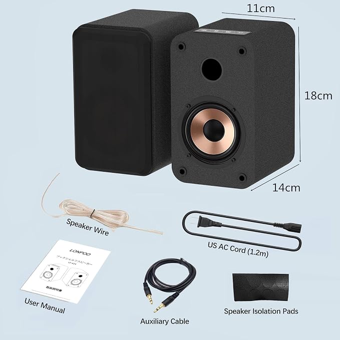 LONPOO Blueooth Computer Speakers - Image 8