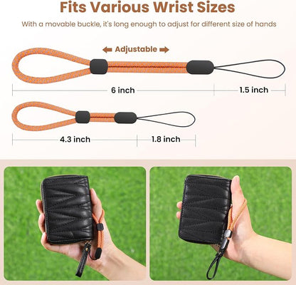 FrgKbTm Hand Wrist Strap Lanyard, Adjustable Nylon Colorful - Image 4