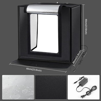 PULUZ Light Box 24x24in, Portable Photo Studio Light Box - Image 7