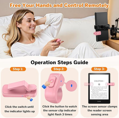 Page Turner Ring for Kindle, Remote Control for iPhone iPad Android Tablets - Image 3