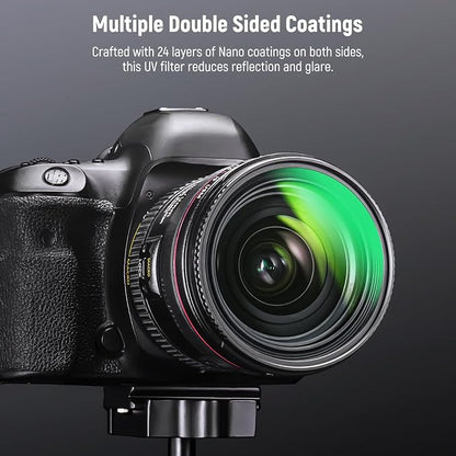 NEEWER 72mm MC UV Protection Filter 24 Layer Multi Resistant Nano Coatings/HD - Image 3