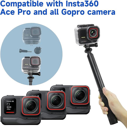 45.2 Inch/115cm Monopod Extension Invisible Selfie Stick Compatible - Image 5