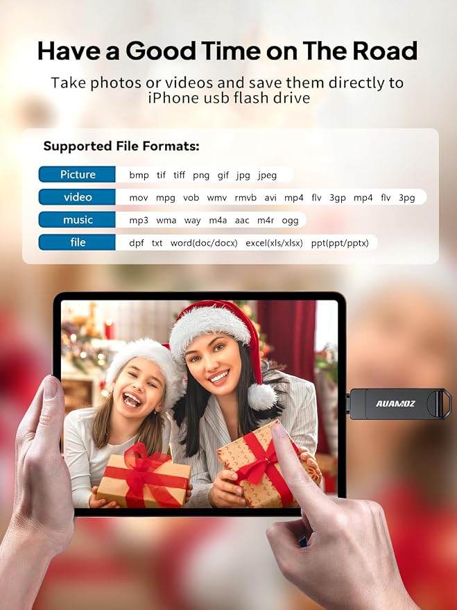 256GB Flash Drive Intended for iPhone, Memory Stick Storage Files Photos Videos - Image 5
